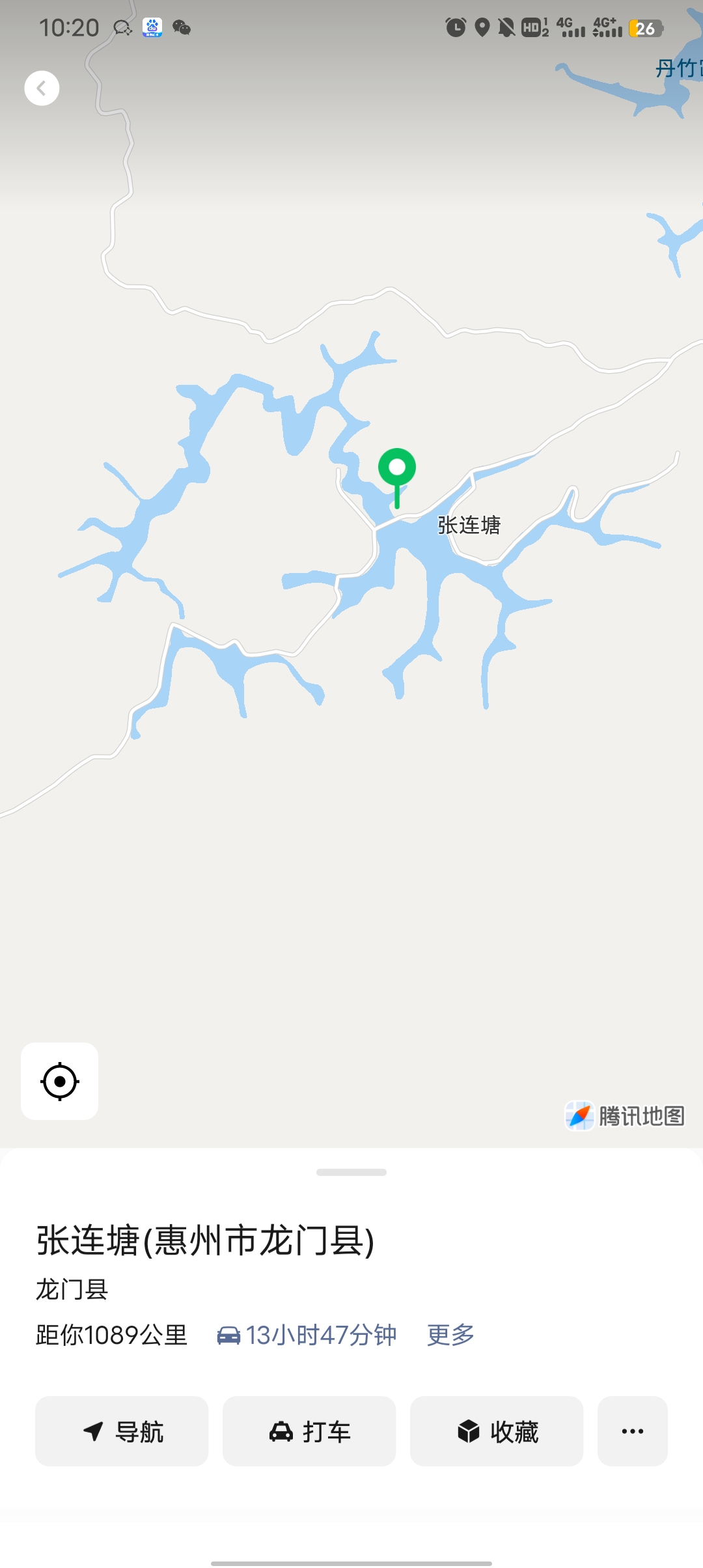 张连塘水库卫星水系